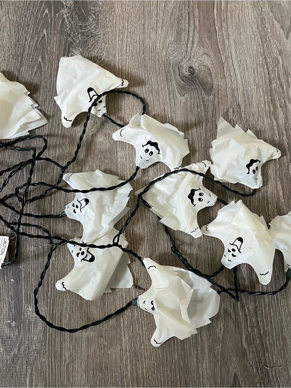 Vintage Halloween Ghost String Lights